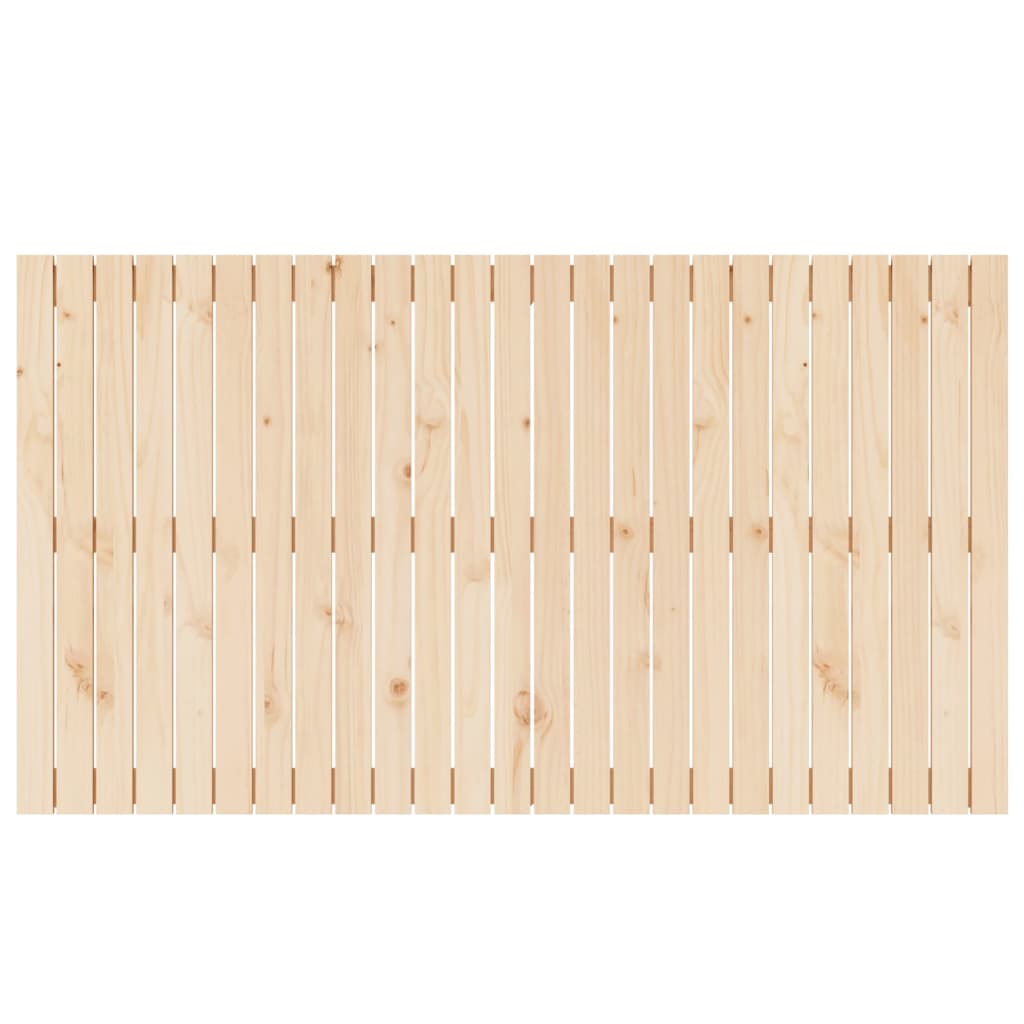 Cabeceira de parede 159,5x3x90 cm madeira de pinho maciça