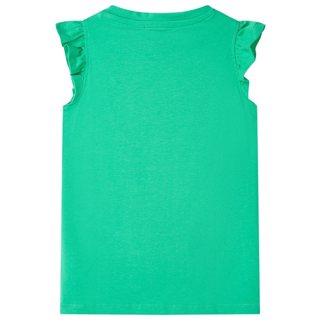 T-shirt de criança verde 116