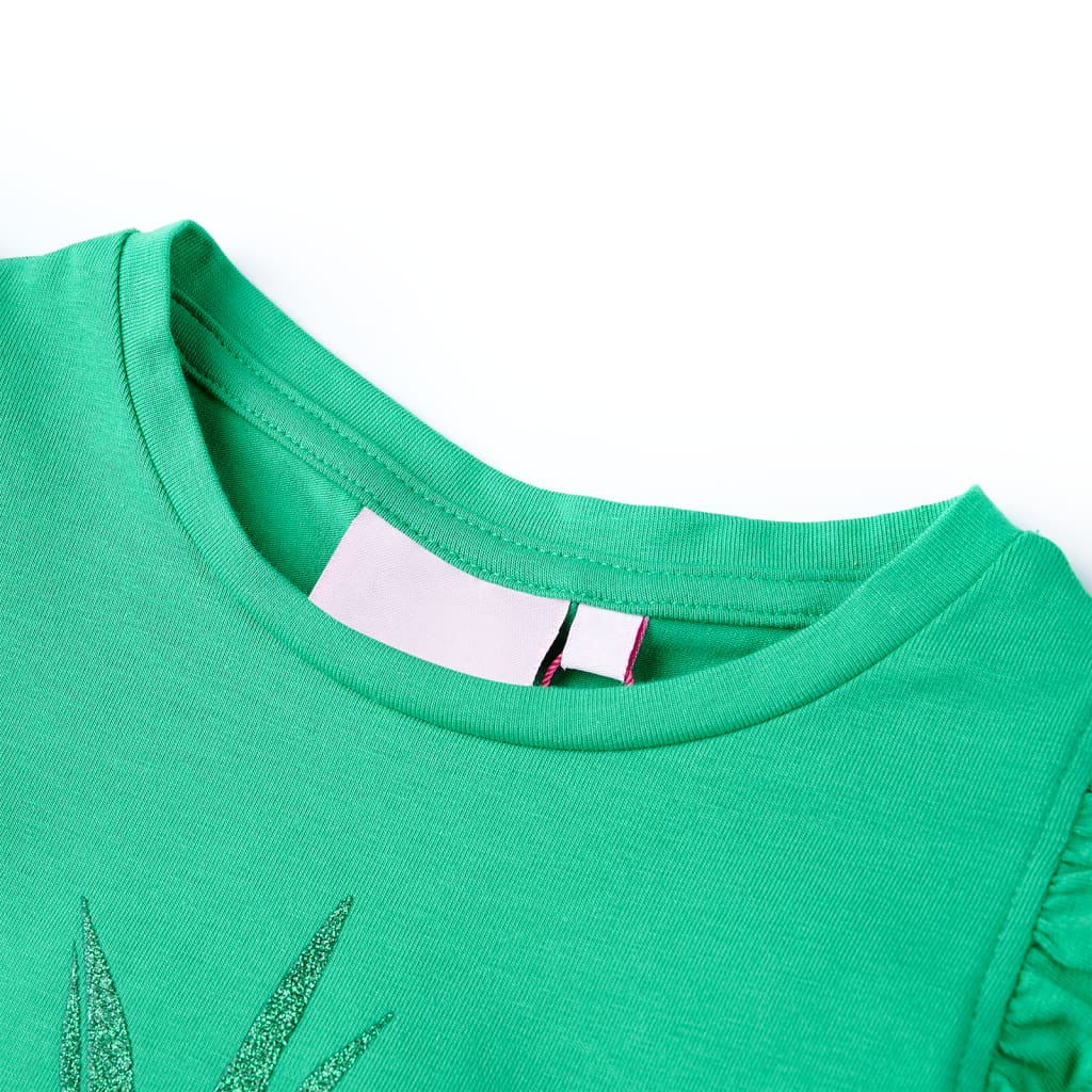 T-shirt de criança verde 116