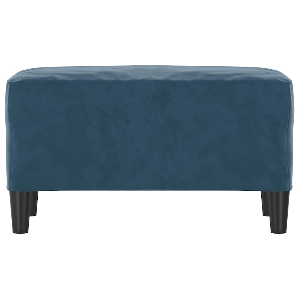 Banco 70x35x41 cm veludo azul
