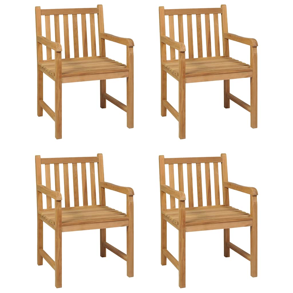 Conjunto de jantar de jardim de 5 peças, 180x90 cm, madeira de teca maciça