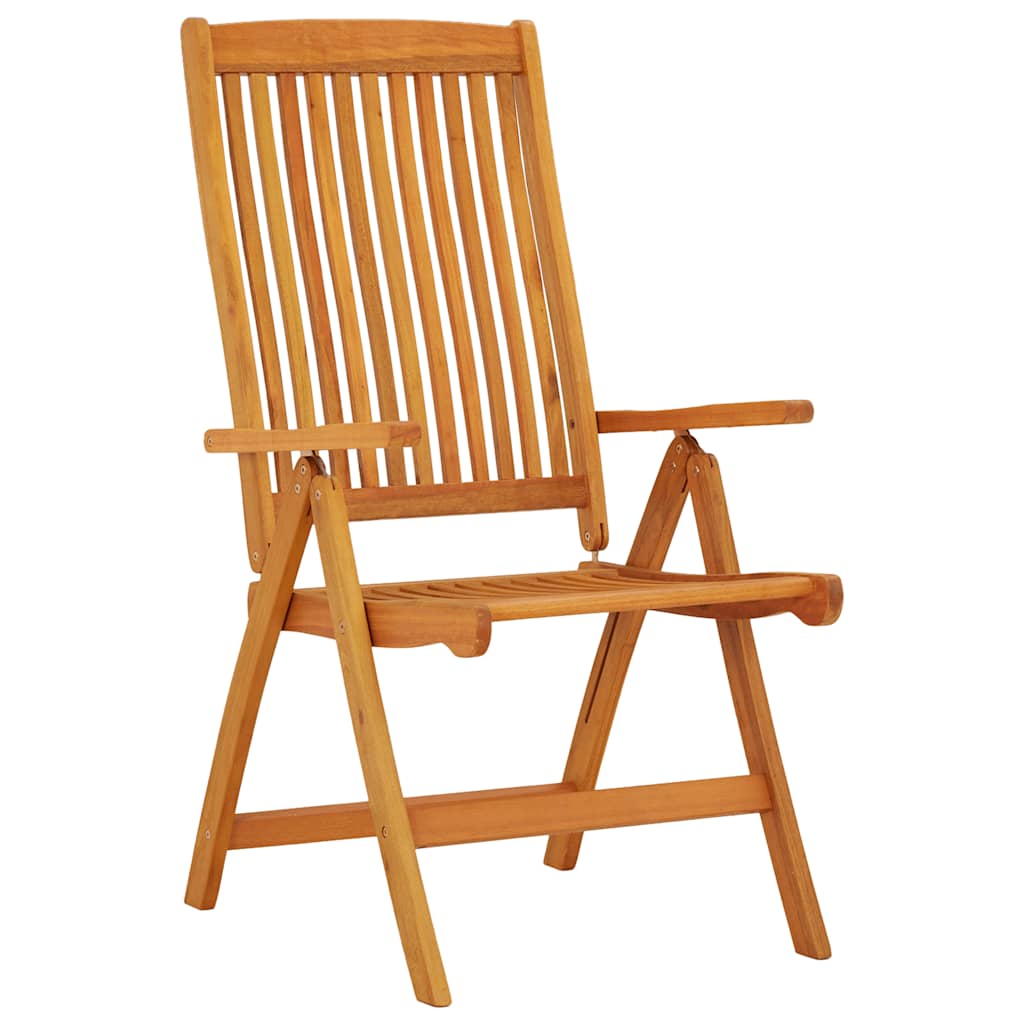 Cadeiras de jardim dobráveis 2 pcs madeira de eucalipto maciça