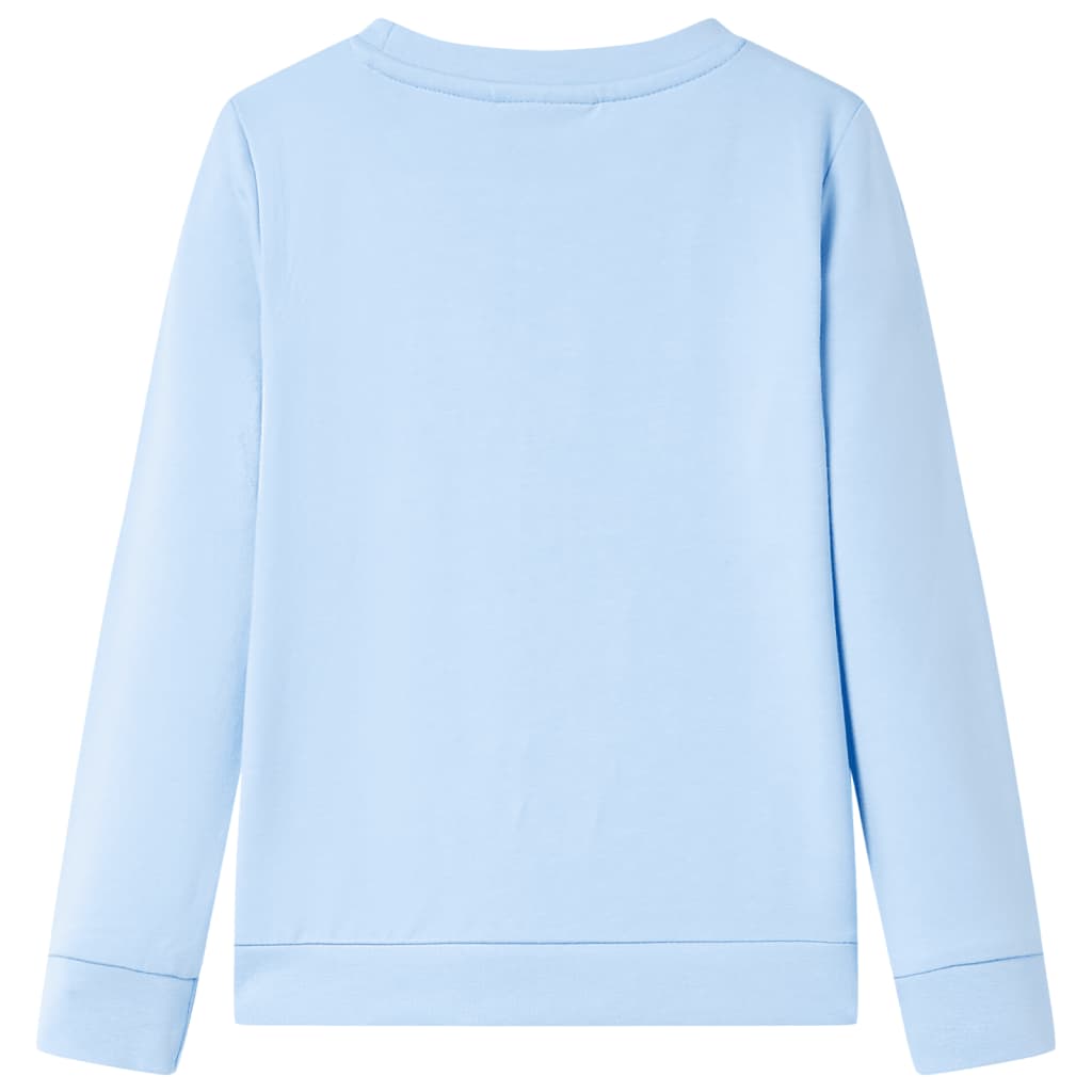 Sweatshirt para criança azul-claro 116