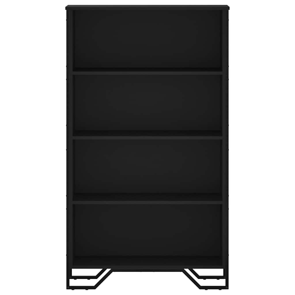 Estante 80x31x137,5 cm derivados de madeira preto