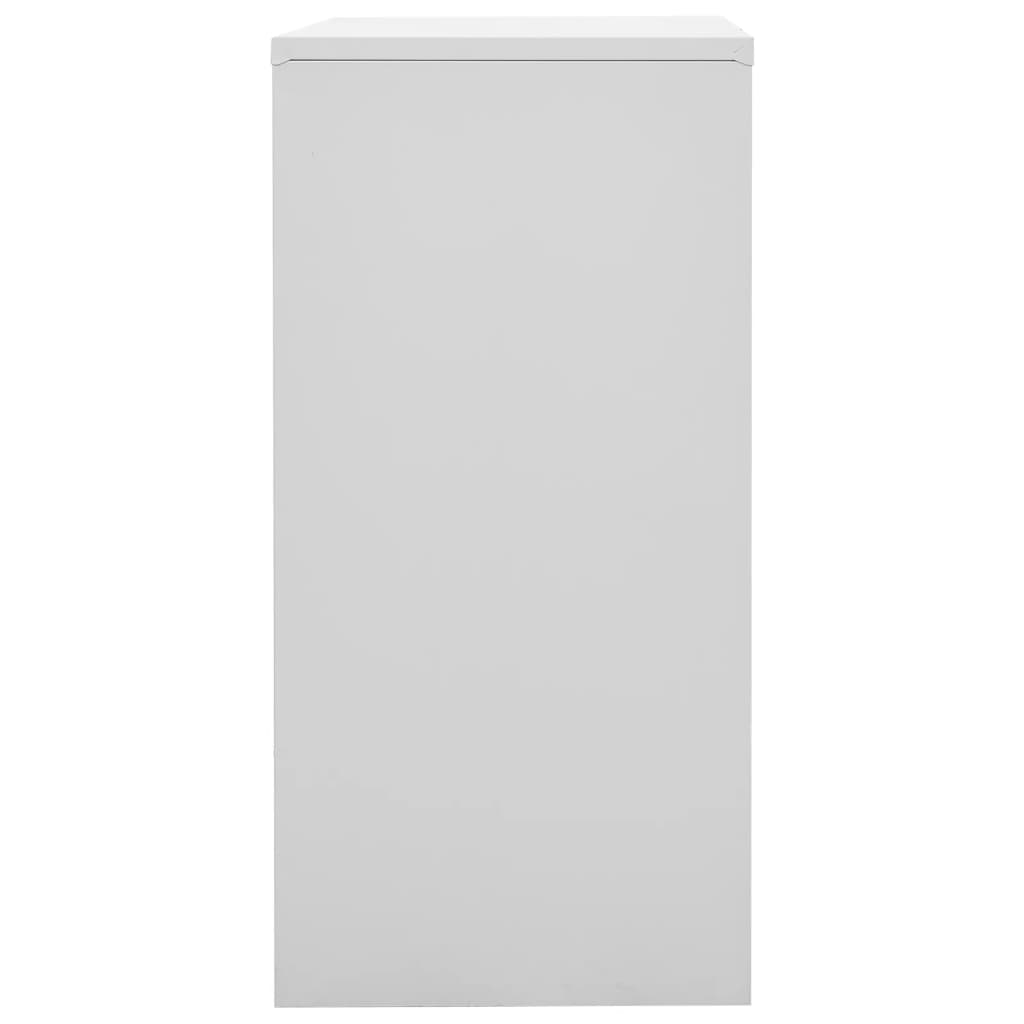 Cacifos 5 pcs 90x45x92,5 cm aço cinzento-claro e verde