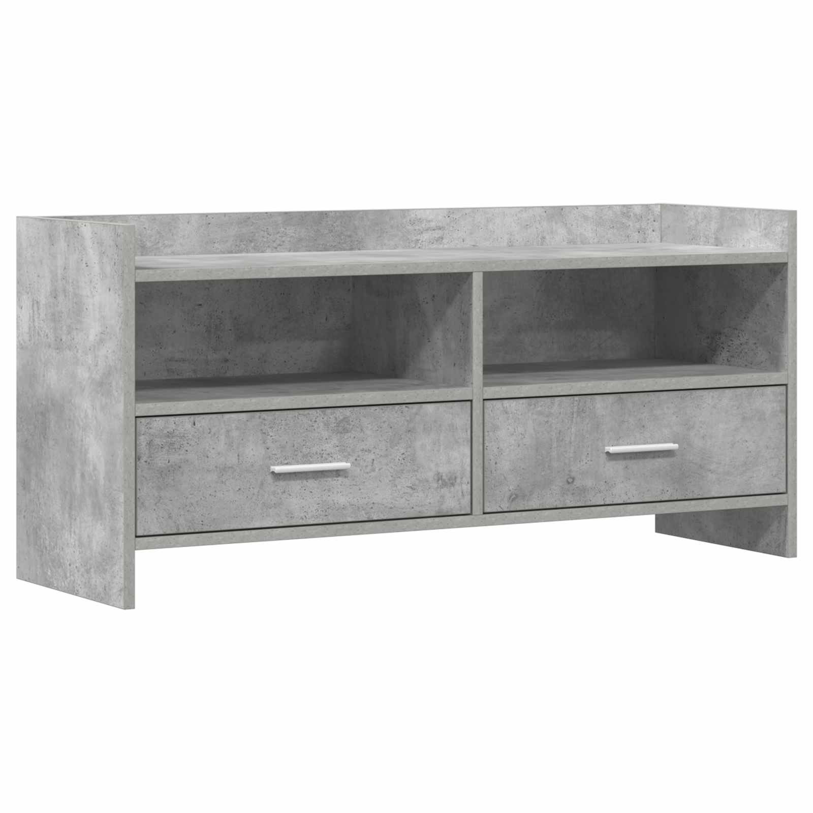 Gabinete para TV 100 x 33 x 47 cm cinzento cimento