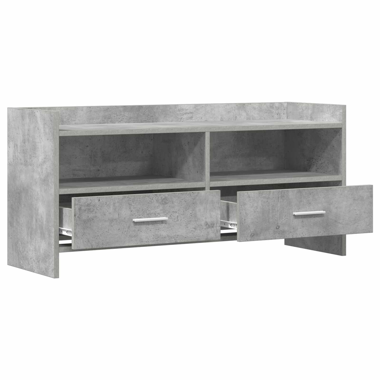 Gabinete para TV 100 x 33 x 47 cm cinzento cimento
