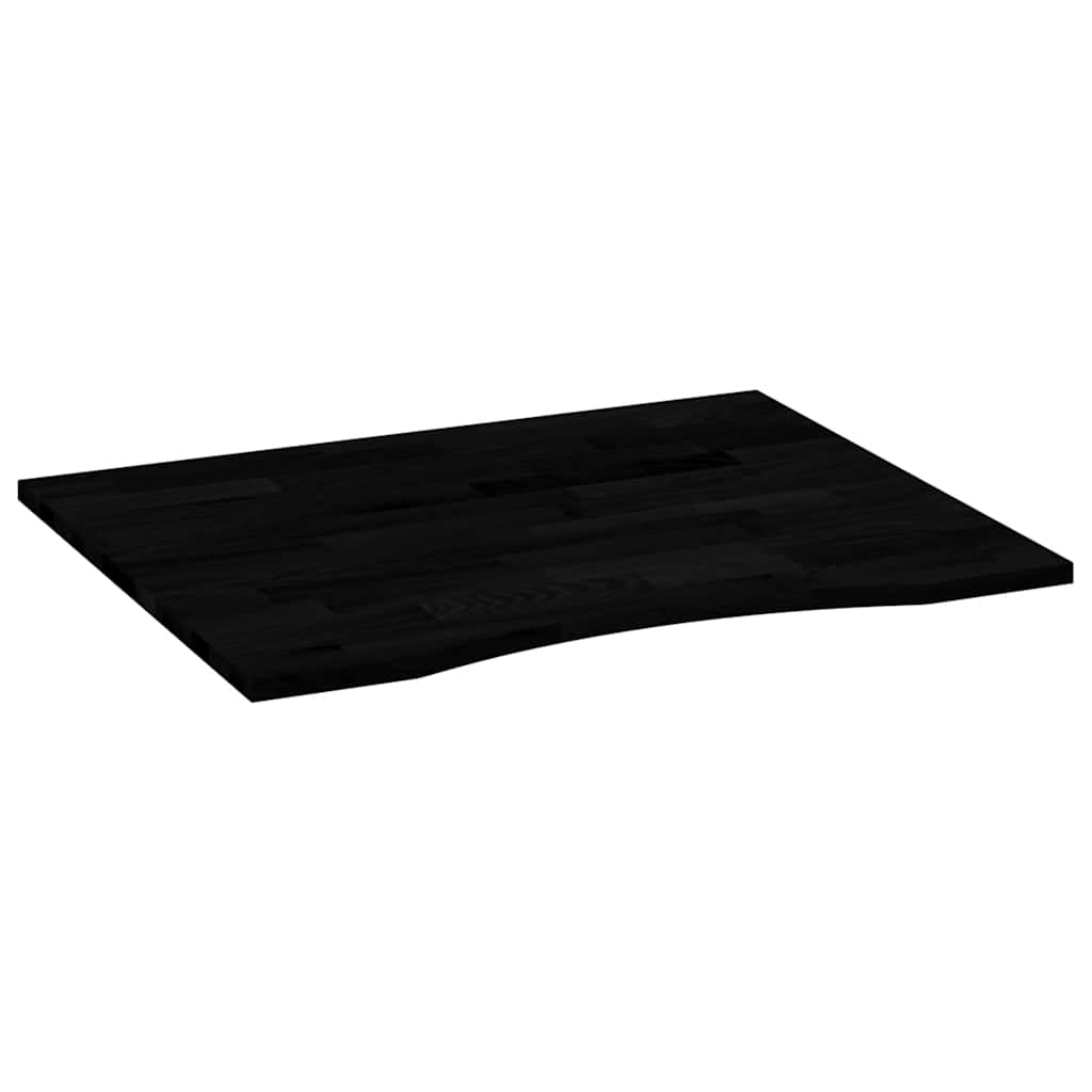 Tampo de mesa retangular 100x80x2,5 cm carvalho castanho-escuro