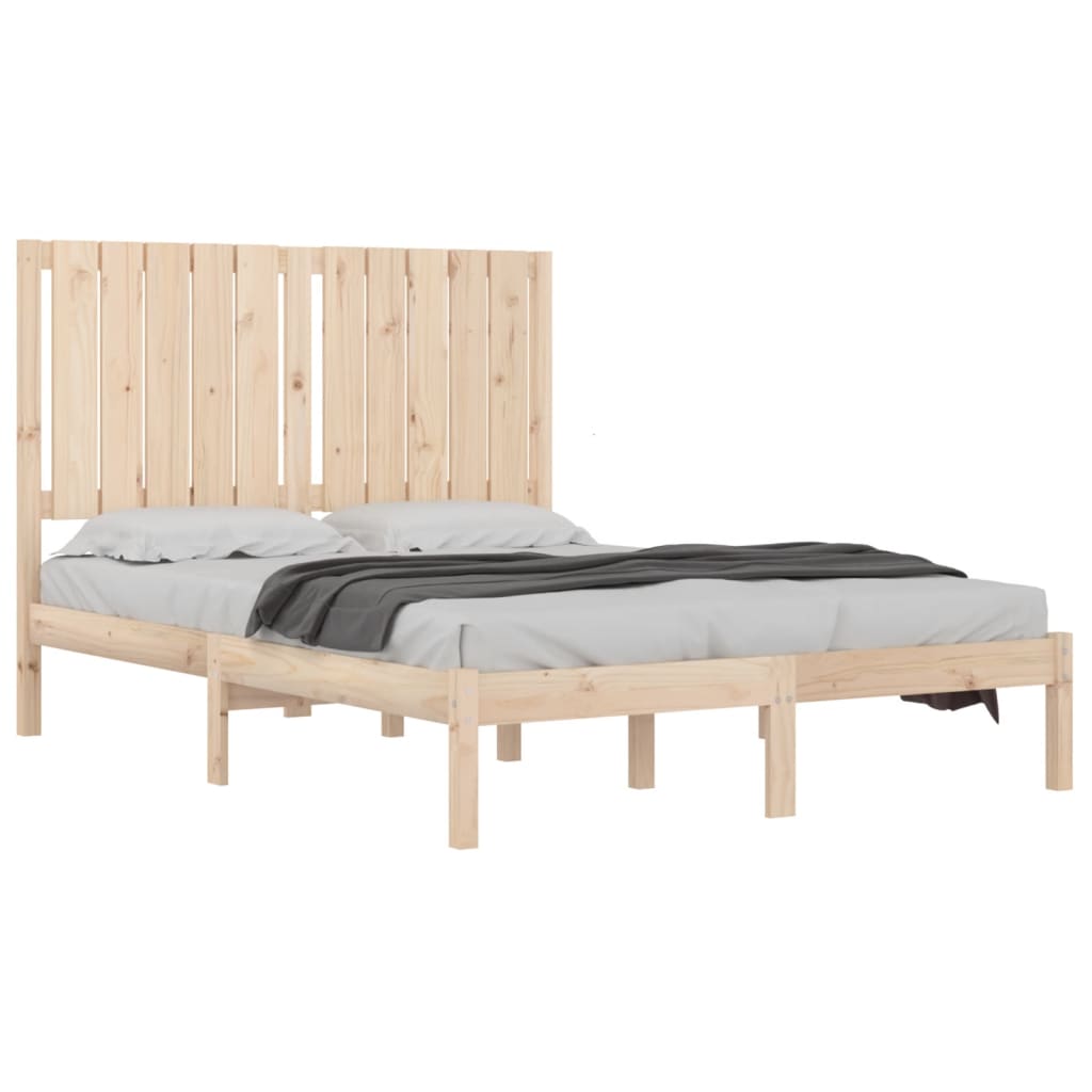 Cama sem colchão 120x200 cm madeira de pinho maciça