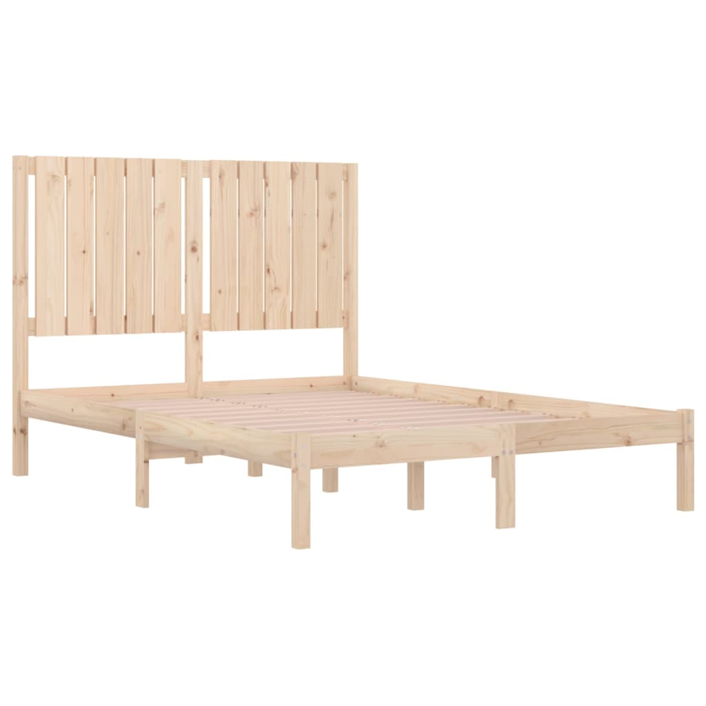 Cama sem colchão 120x200 cm madeira de pinho maciça