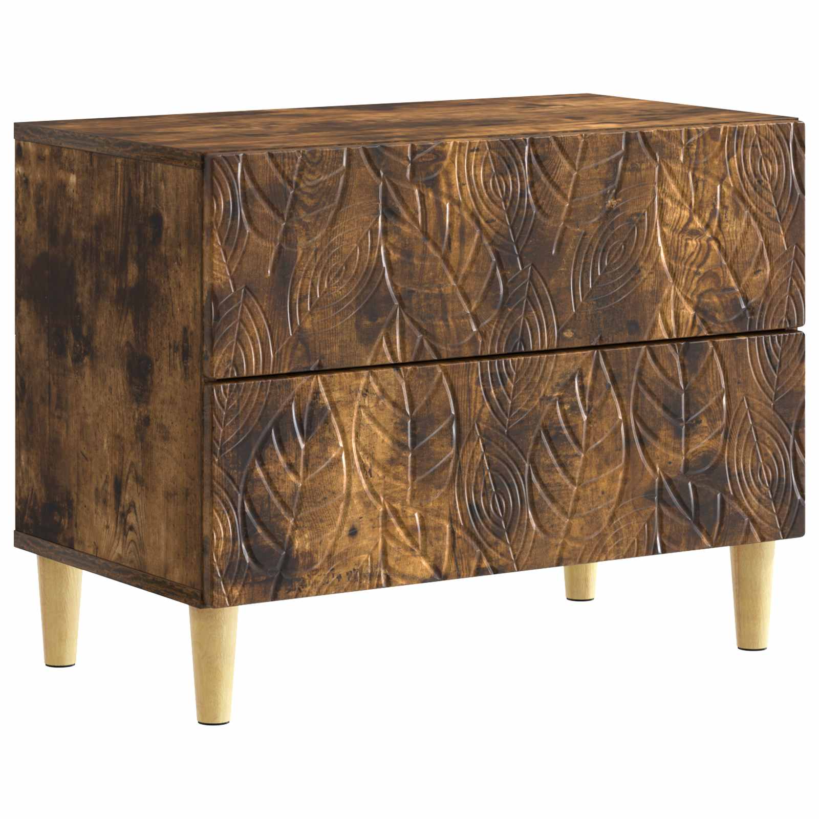 Mesa-de-cabeceira carvalho fumado 62 x 34,5 x 48 cm