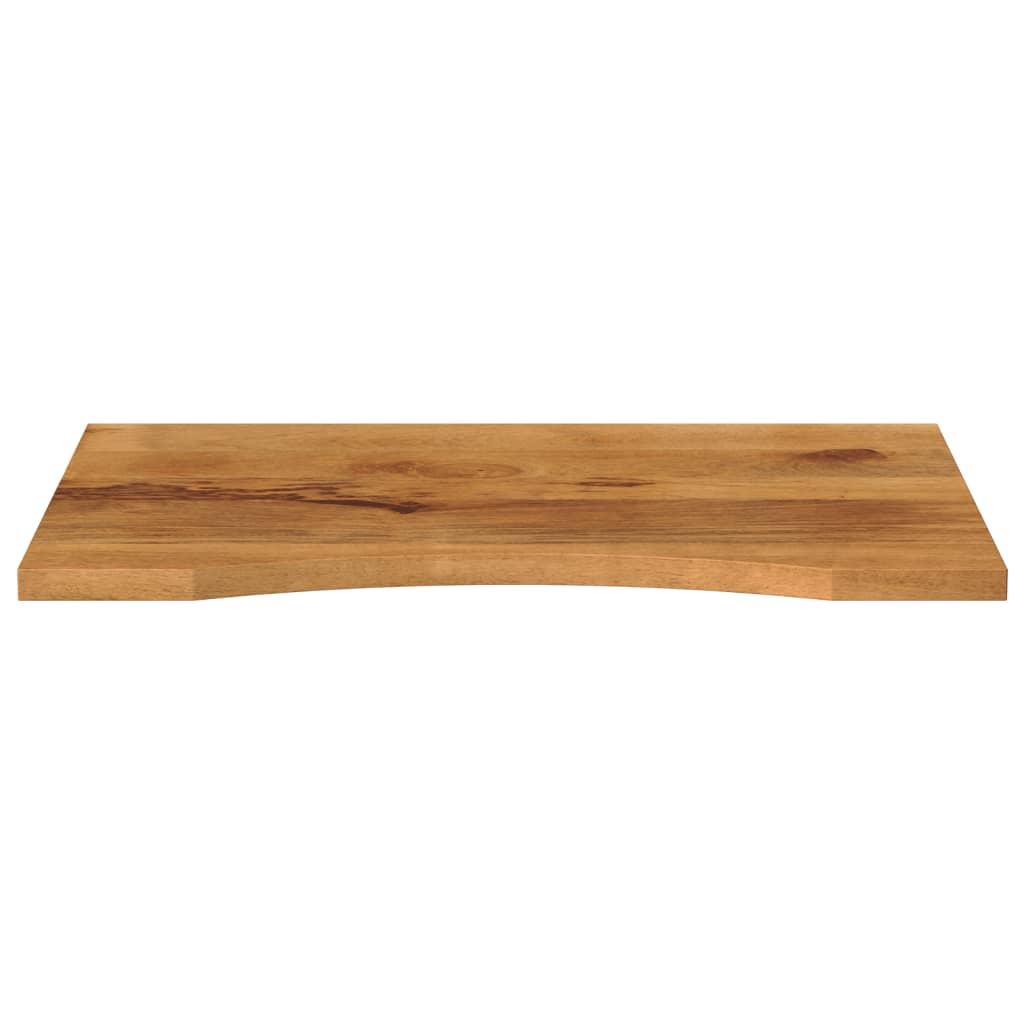 Tampo de mesa com curva 80x60x2,5 cm mangueira áspera maciça