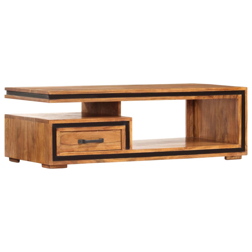Mesa de centro 100x45x33 cm madeira de acácia maciça