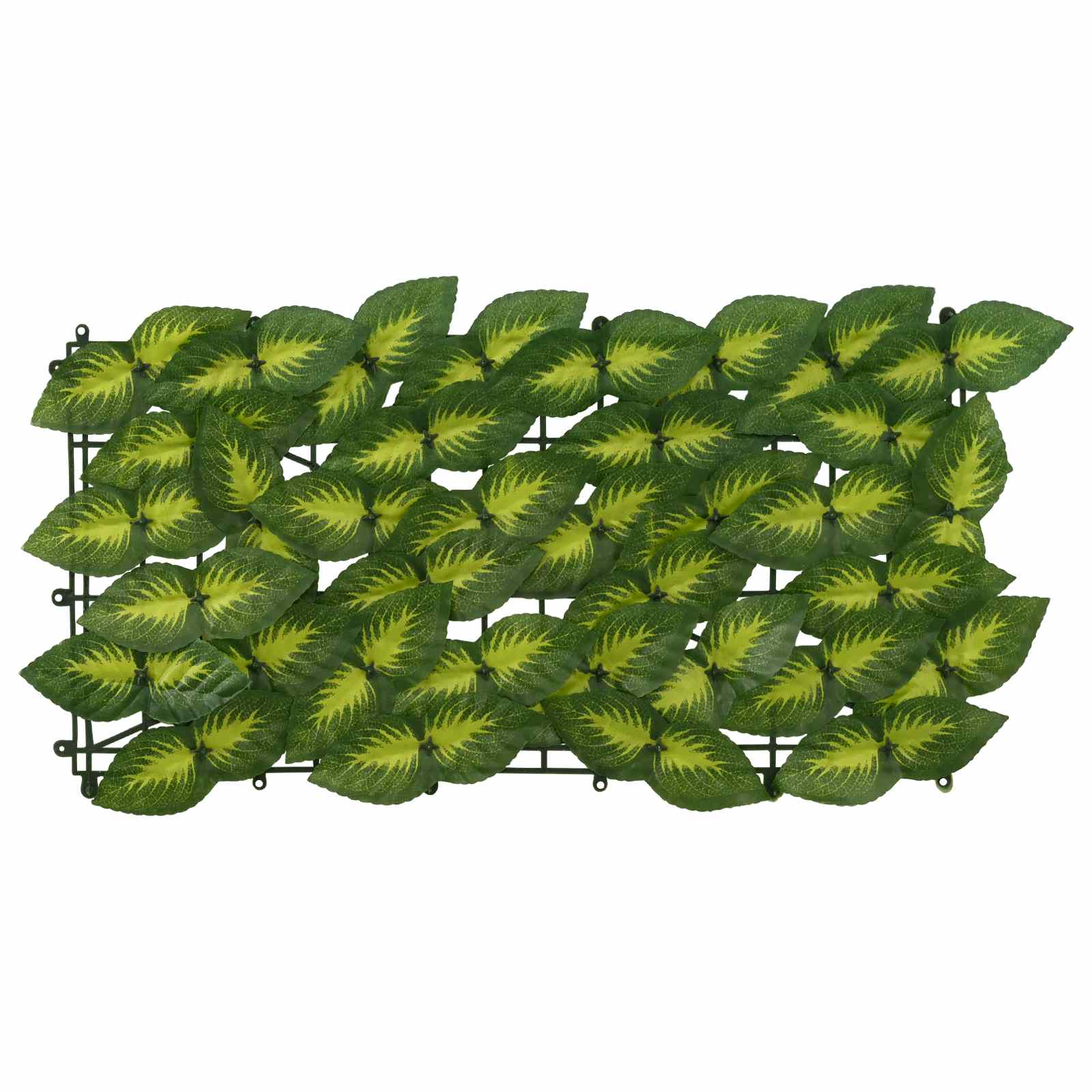 Tela de varanda com folhas verde e amarelo 200 x 75 cm