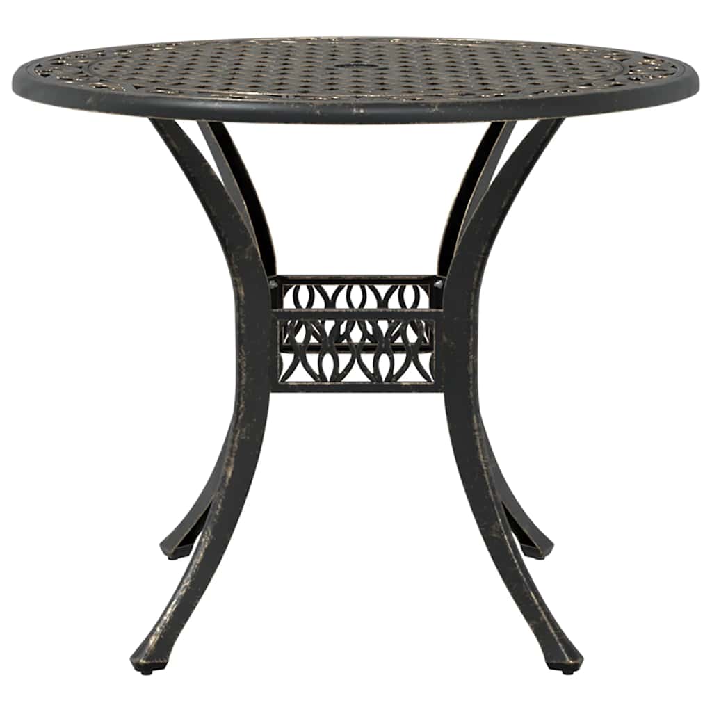 3 Pcs conjunto de bistrô alumínio fundido bronze