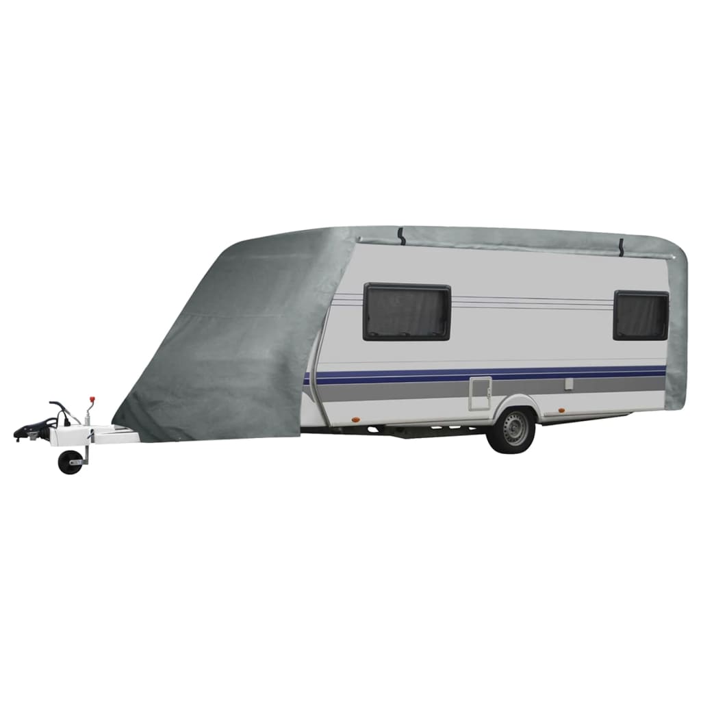 Cobertura caravana cinzento l