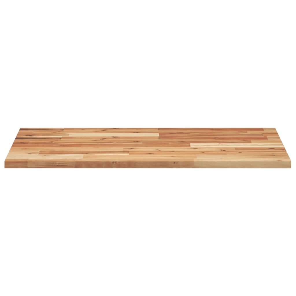 Tampo p/ móvel de wc 100x50x2cm acácia maciça acabamento a óleo