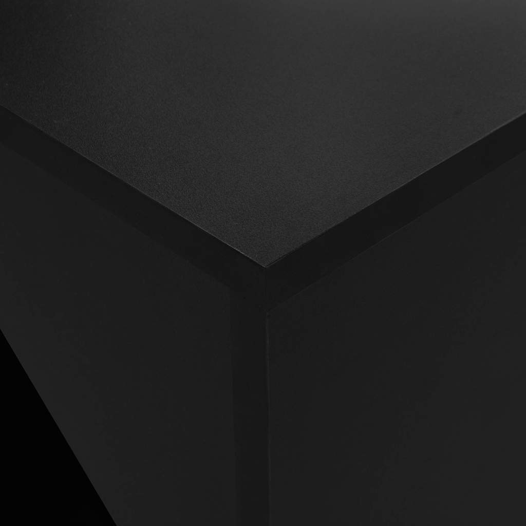 Mesa de bar com armário 115x59x200 cm preto