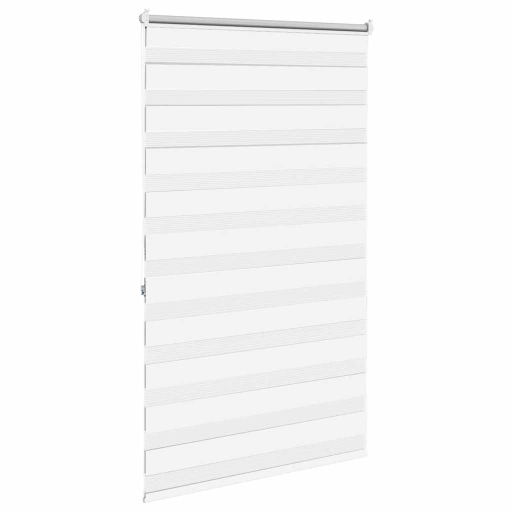 Cortina zebra, 100,9 x 175 cm, largura do tecido 96,7 cm, branca