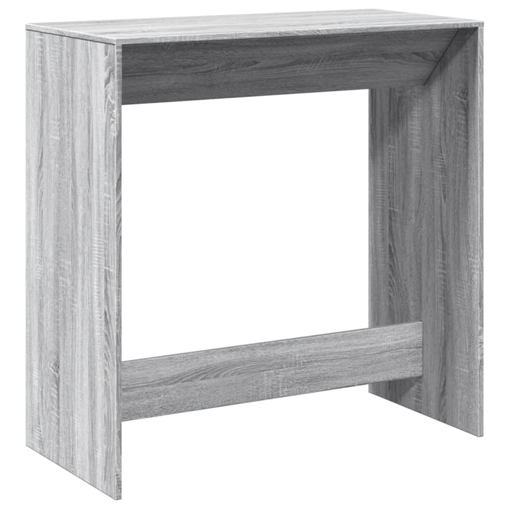 Mesa de bar 102x50x103,5cm derivados de madeira cinzento sonoma