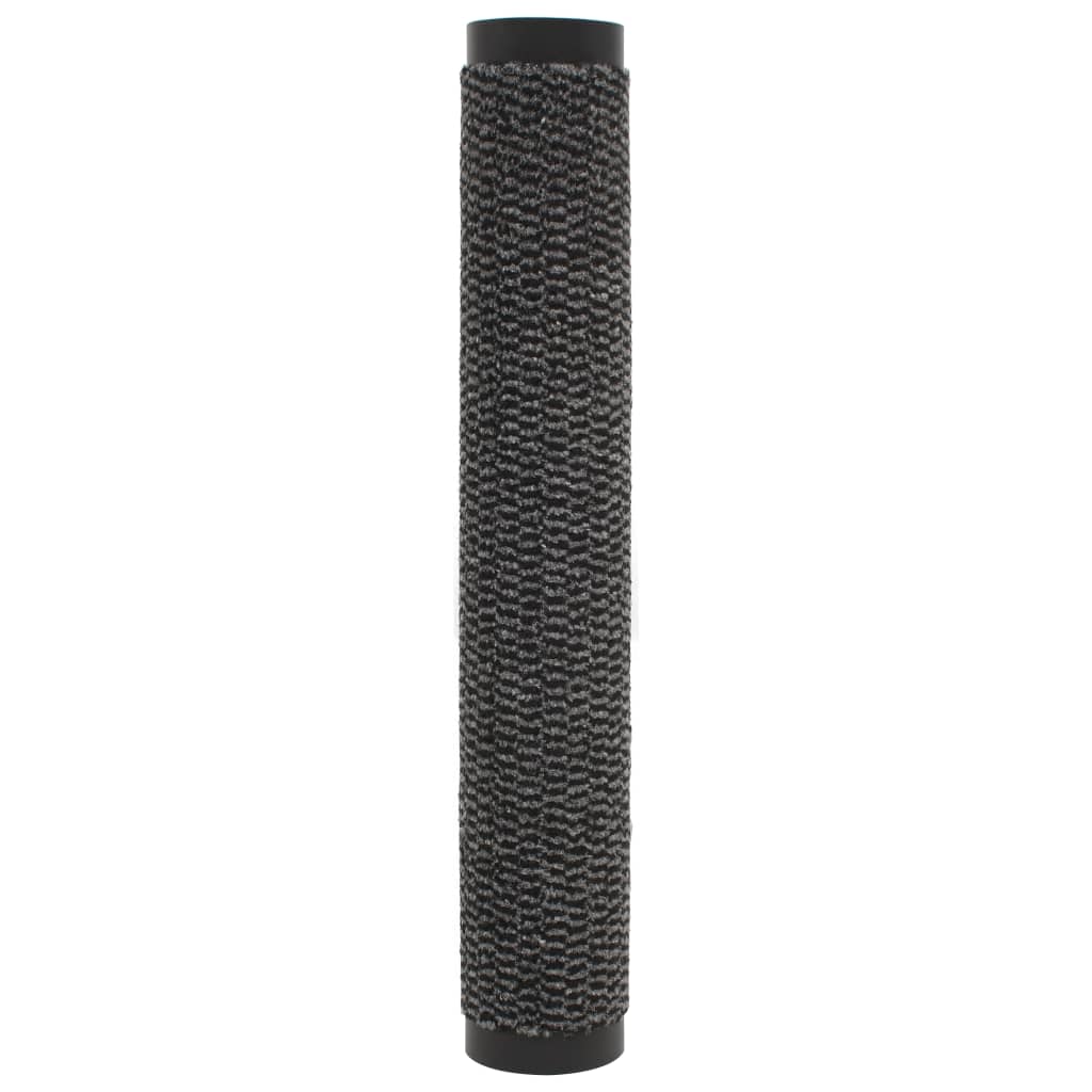 Tapete controlo pó retangular tufado 2pcs 60x90cm antracite