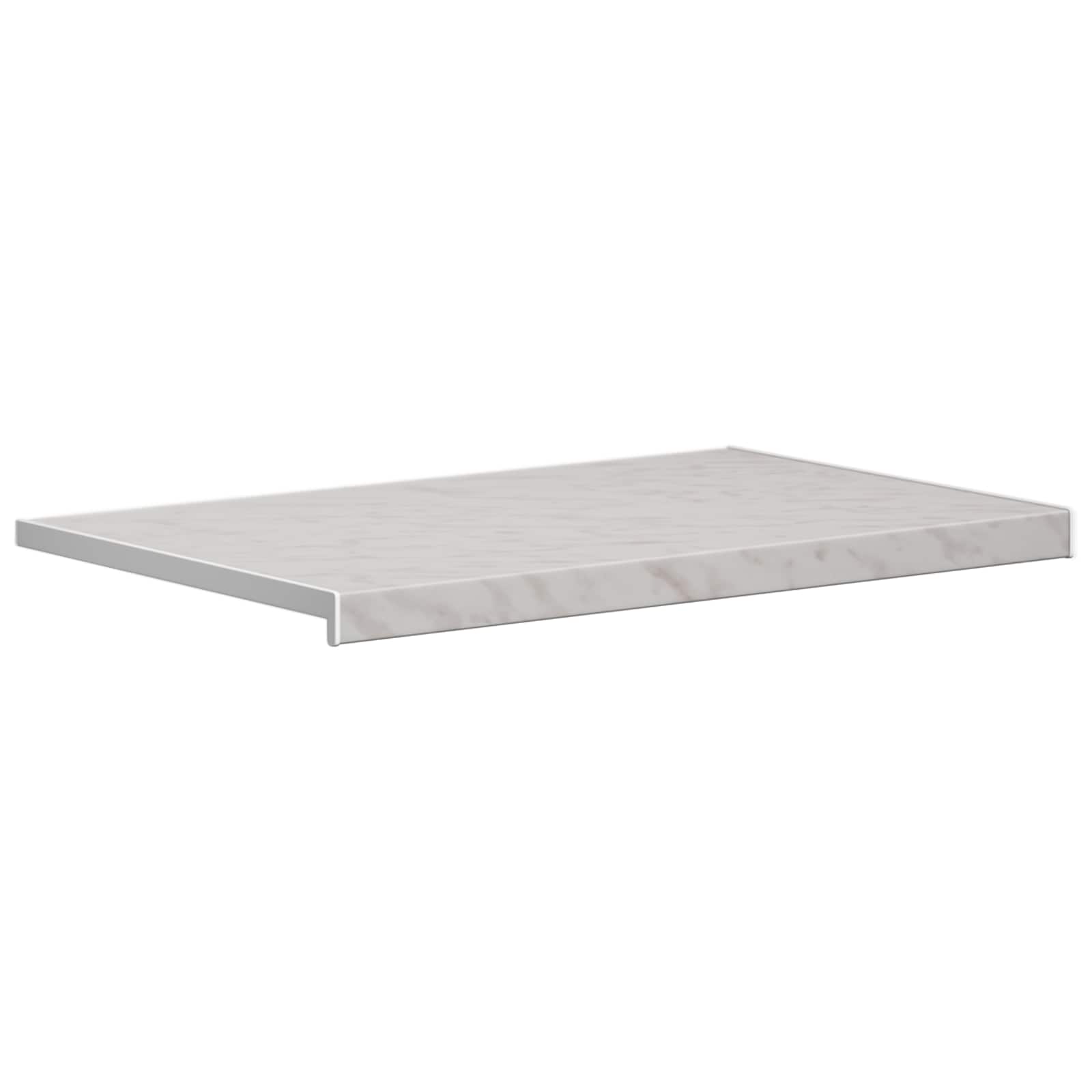Soleira de janela textura de mármore 60 x 50 x 4,5 cm PVC