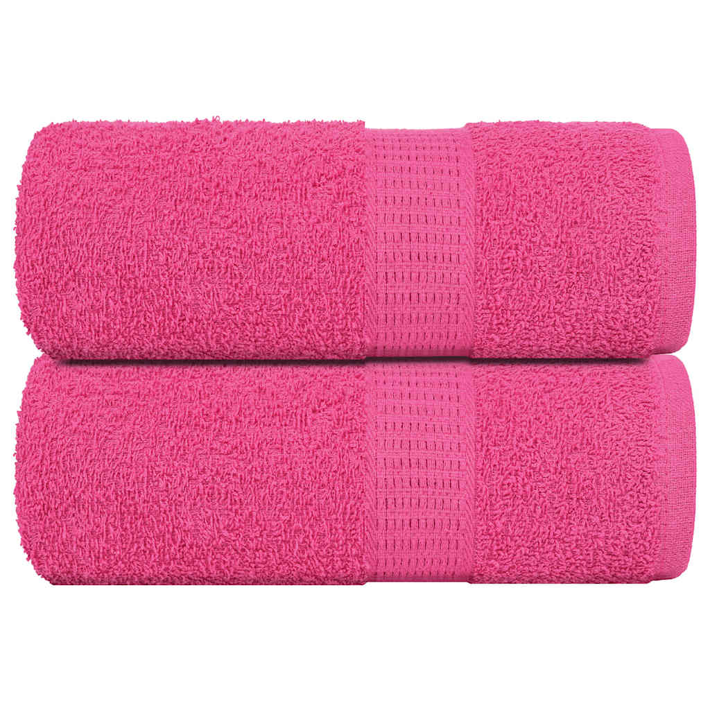 Toalhas de rosto frogn 2 peças rosa 30x30 cm 360 g/m²