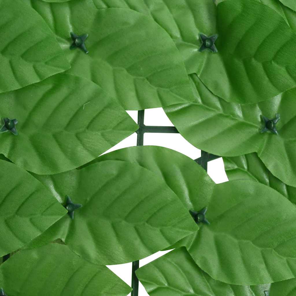 Tela de varanda com folhas verdes 500x100 cm