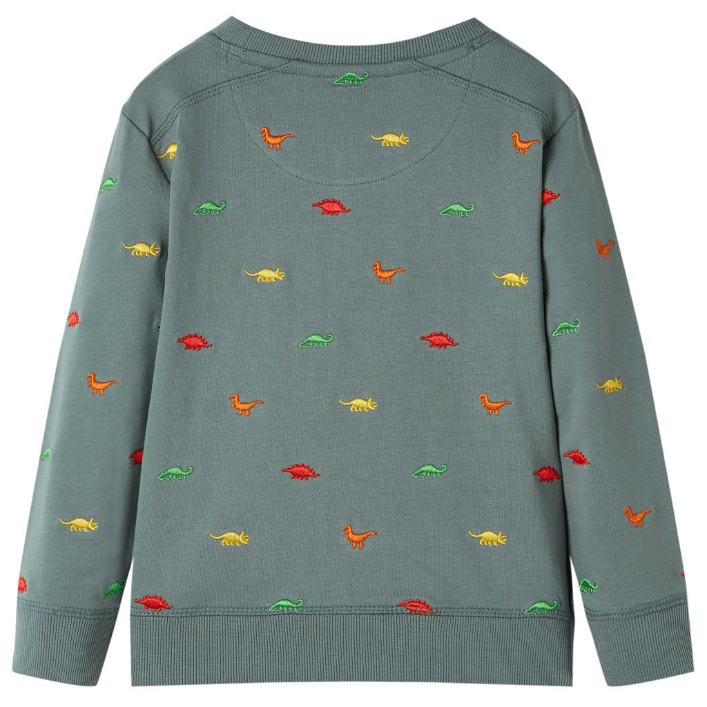 Sweatshirt para criança cor caqui 104