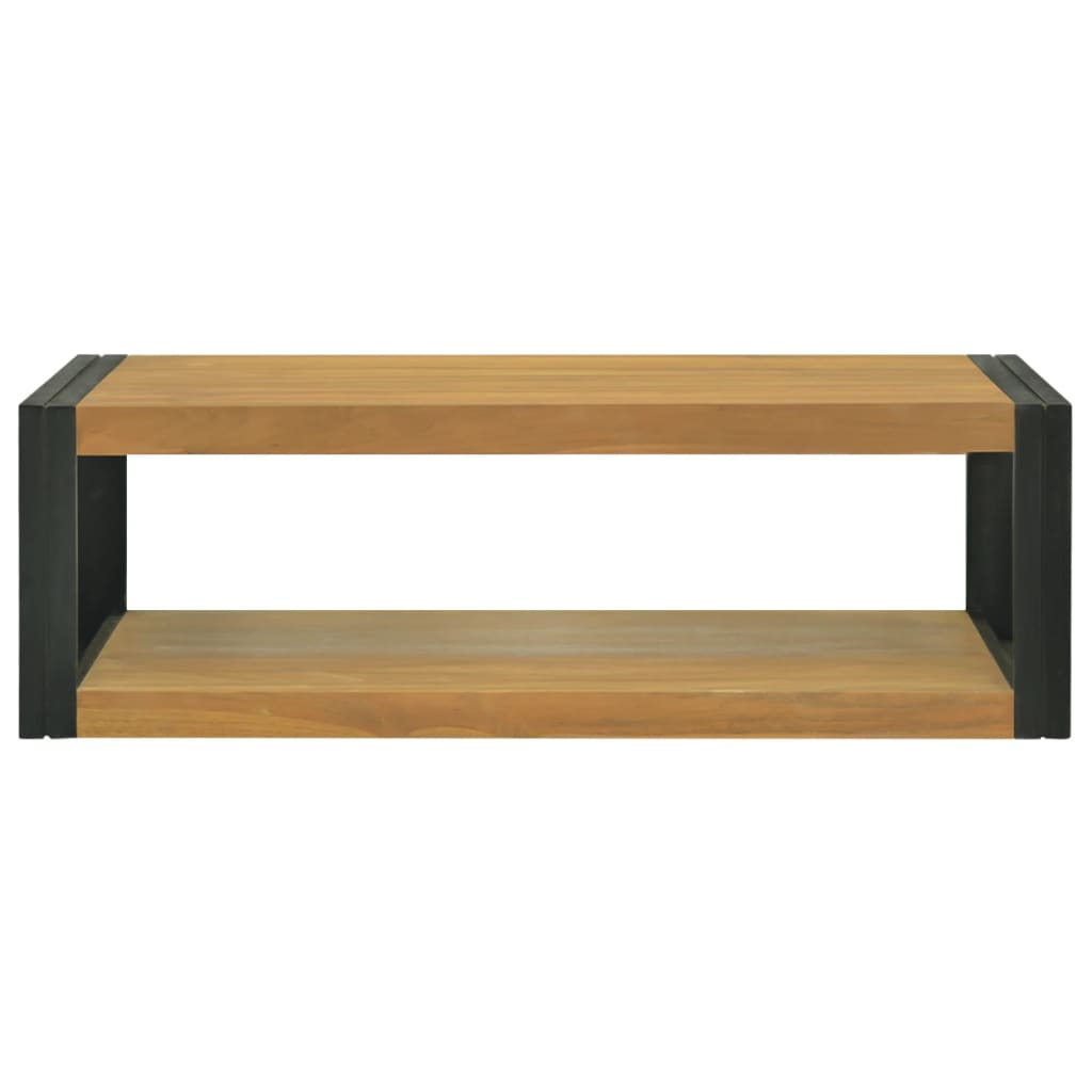 Armário de parede p/ casa de banho 110x45x35 cm teca maciça
