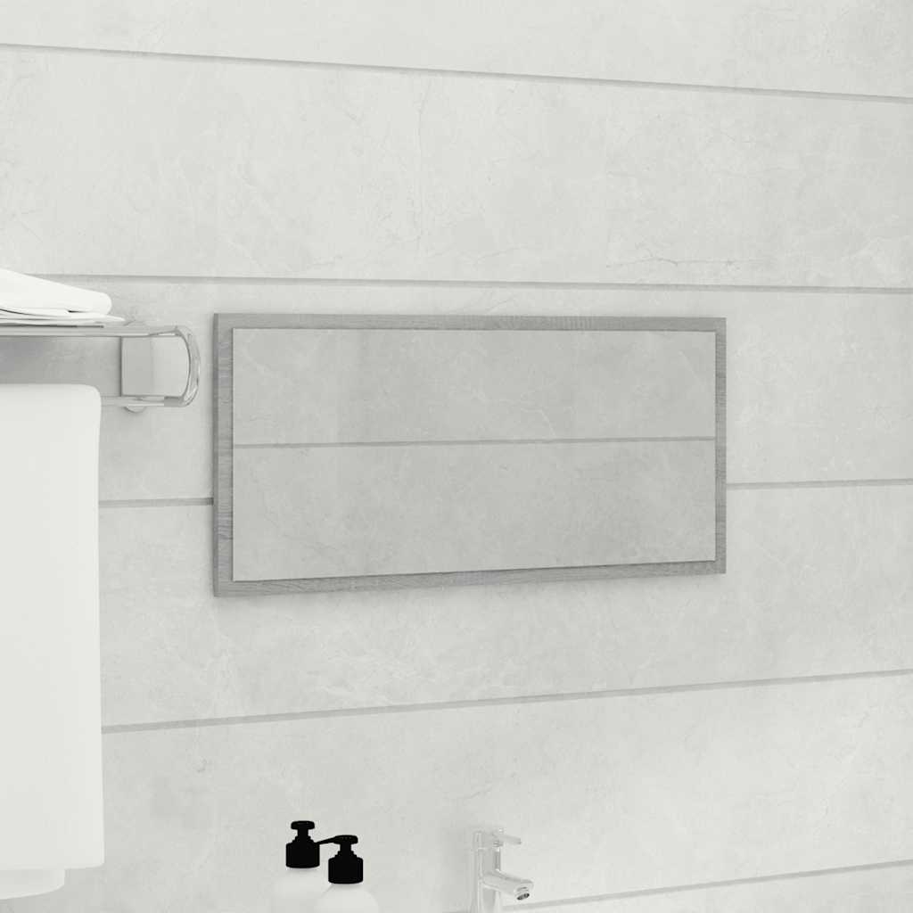 2 Pcs conjunto móveis wc derivados de madeira sonoma cinza
