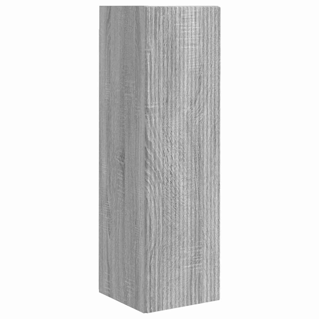 Armário de TV de parede 30 x 31 x 100 cm cinza sonoma