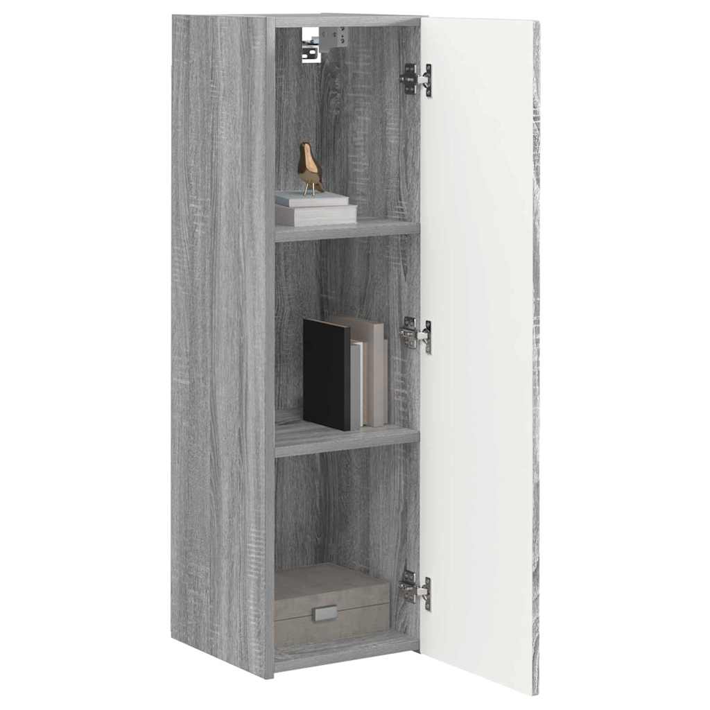 Armário de TV de parede 30 x 31 x 100 cm cinza sonoma