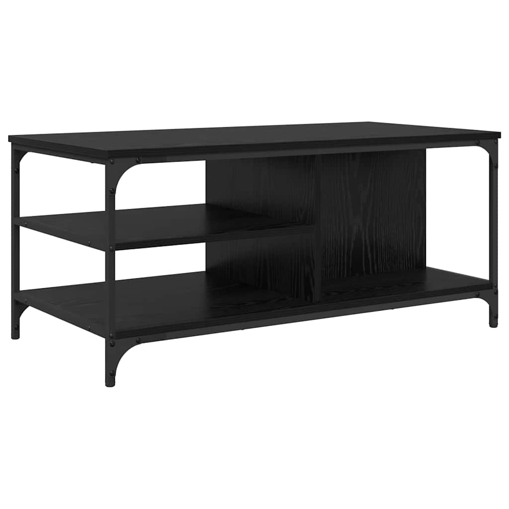 Mesa de centro carvalho preto 100 x 50 x 45 cm