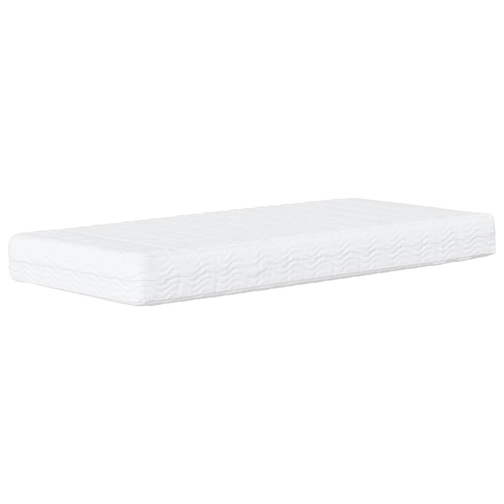 Colchão de espuma 90x200 cm dureza h2 h3 branco