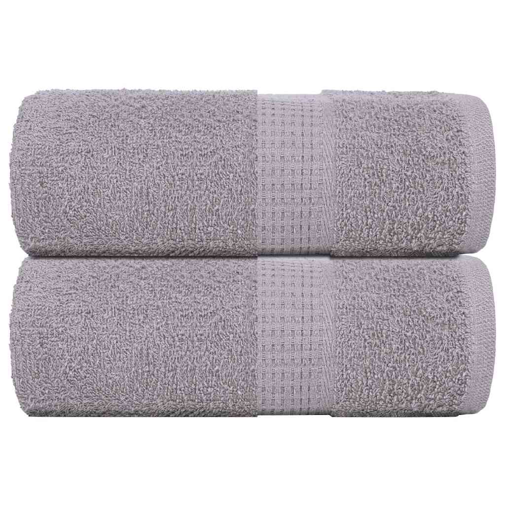 Toalhas de bidé frogn 2 pcs 30x50 cm 360 g/m² cinzento