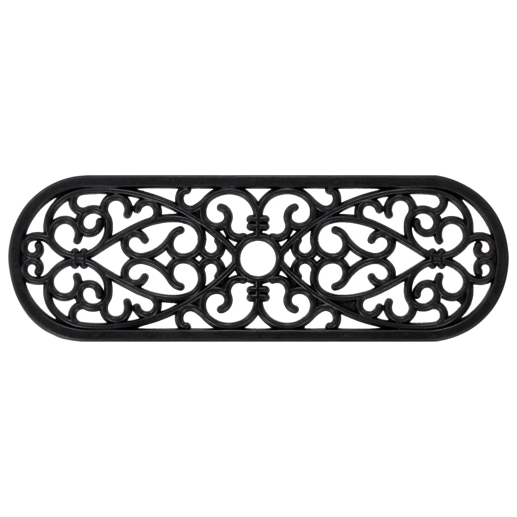 Tapetes para degraus de escada 10 pcs 25x75 cm borracha