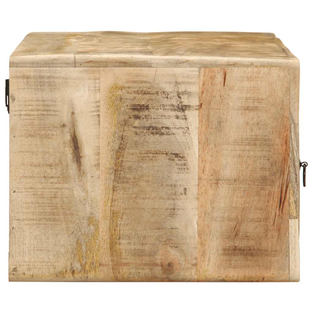 Armário de TV para parede 100x32x25 cm mangueira áspera maciça