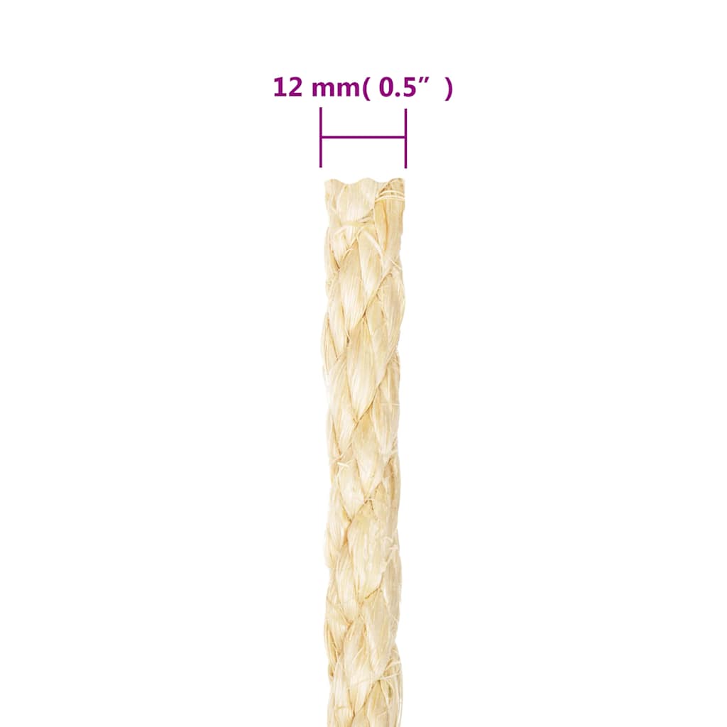 Corda 100% sisal 12 mm 25 m