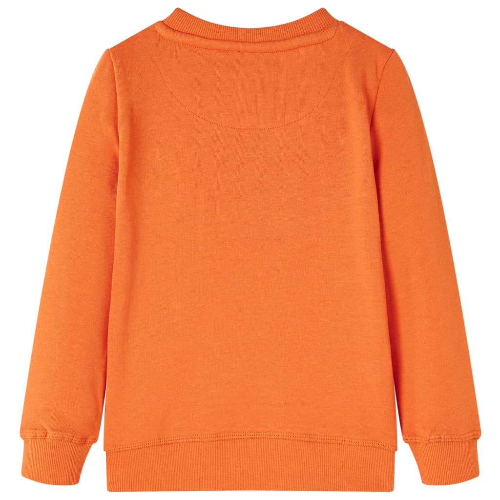 Sweatshirt para criança laranja-escuro 116