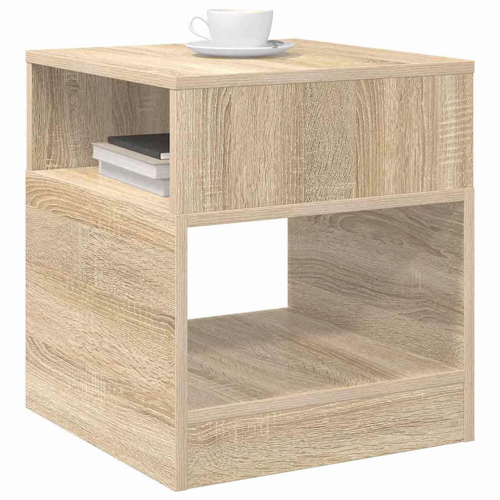 Mesa de apoio 2 unid. carvalho sonoma 40,5 x 40 x 45 cm