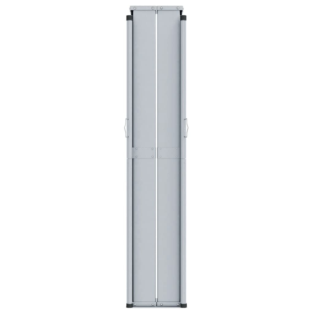 Toldo lateral retrátil 180x1000 cm castanho