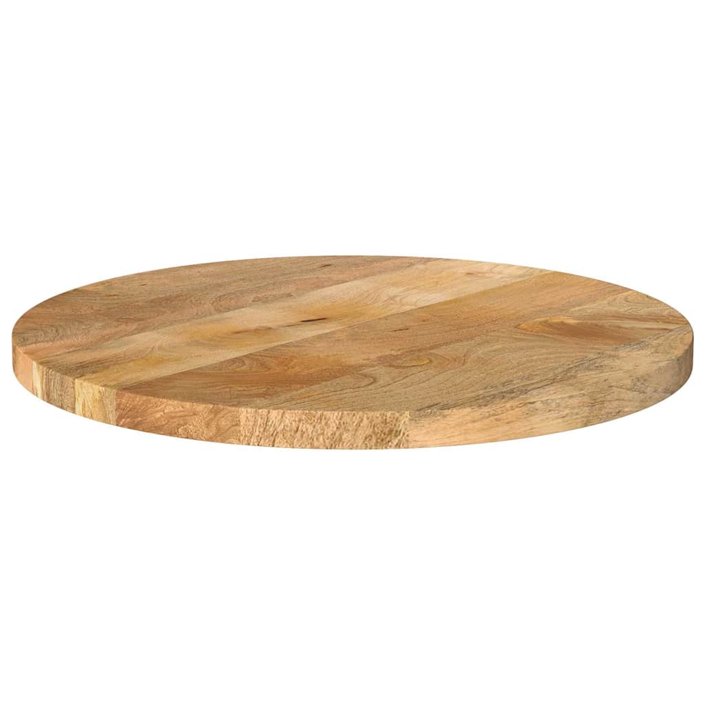 Tampo de mesa redondo ø40x2,5cm madeira de mangueira maciça
