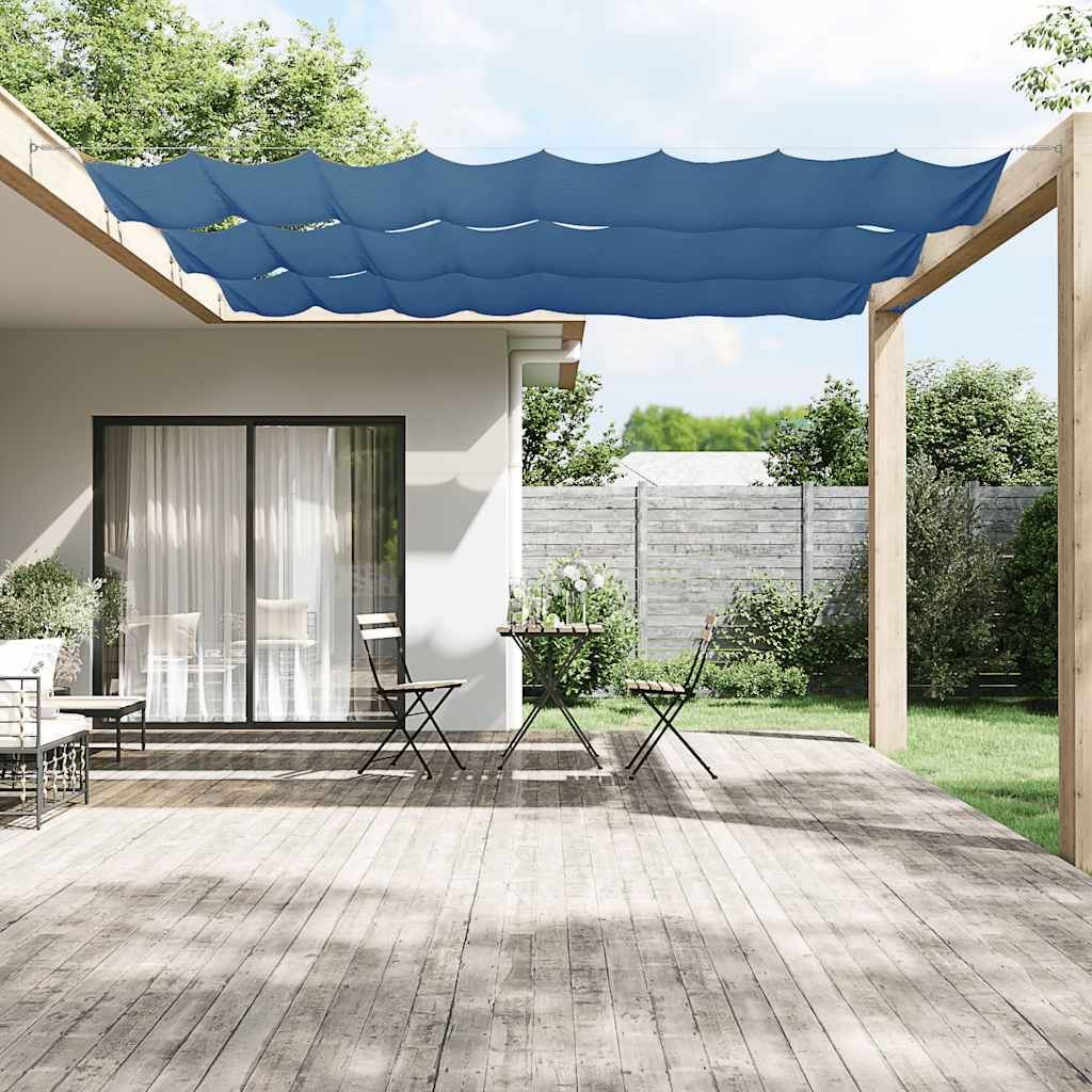 Toldo vertical 140x600 cm tecido oxford azul