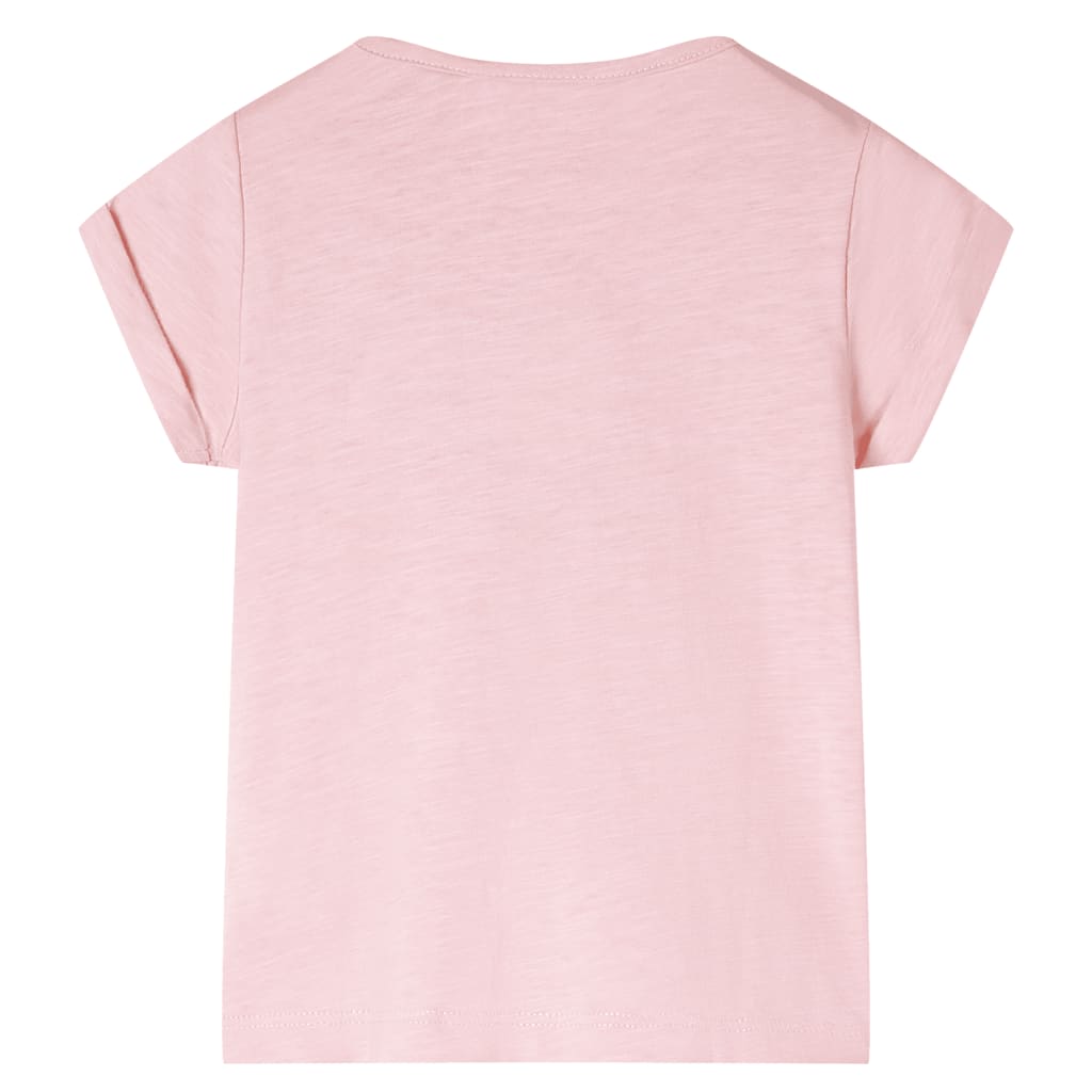 T-shirt de criança rosa-claro 140