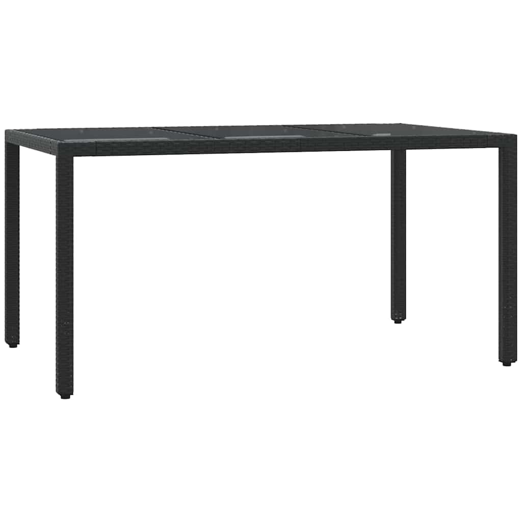 5 Pcs conjunto de jantar p/ jardim c/ almofadões vime PE preto