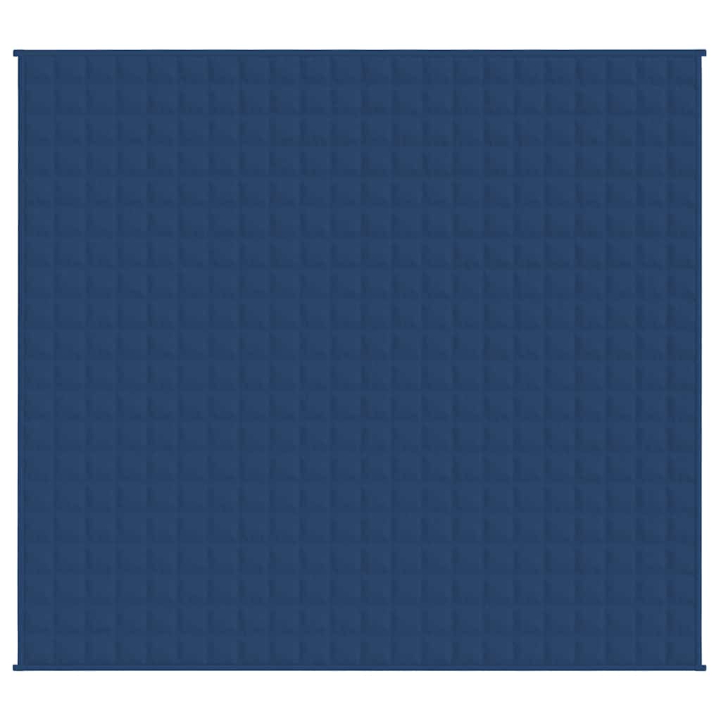 Manta pesada 11 kg 220x235 cm tecido azul