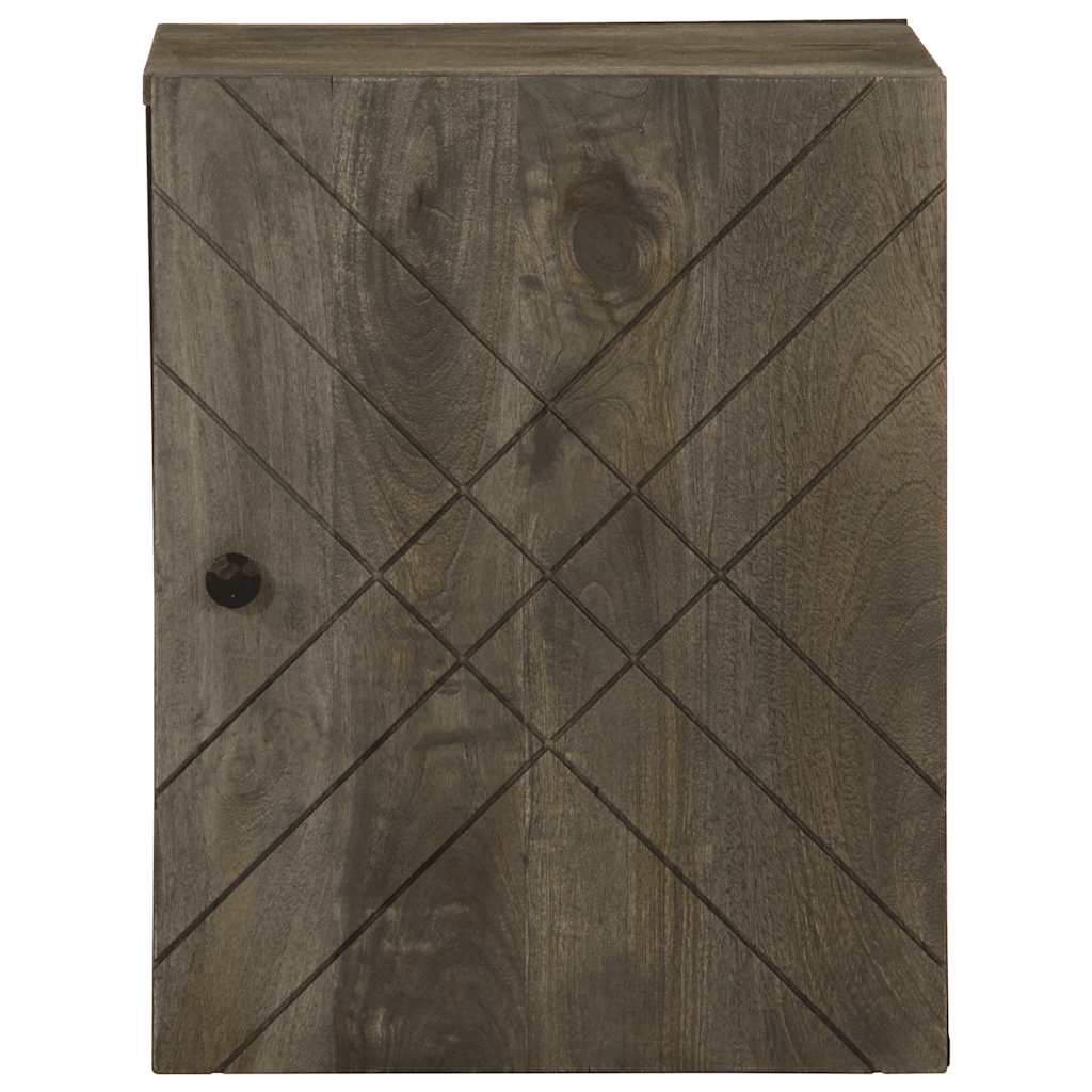 Armário casa banho parede 38x33x48cm madeira maciça manga preto