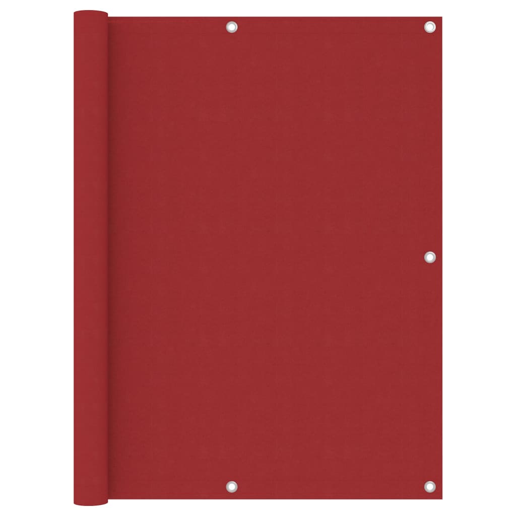 Tela de varanda 120x400 cm tecido oxford vermelho