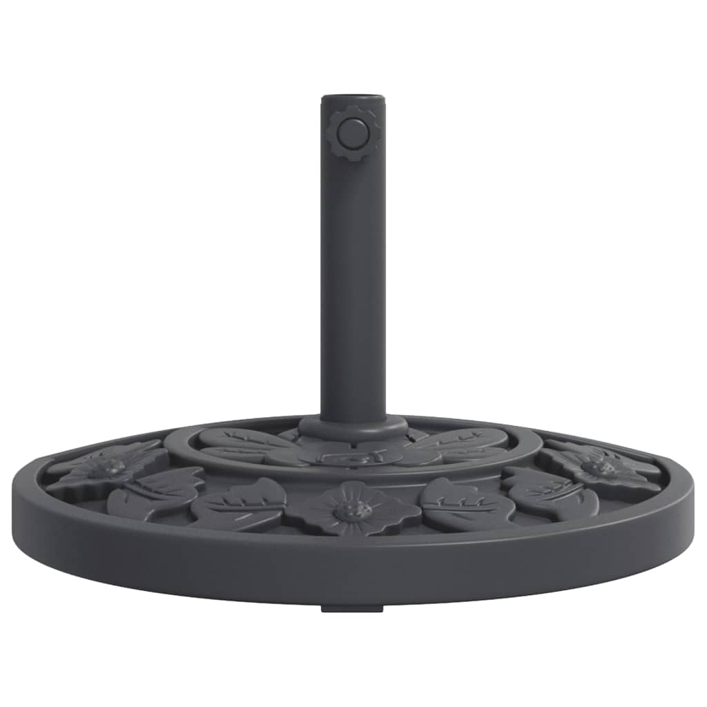 Base para guarda-sol p/ postes de ø38/48 mm 9 kg semicircular